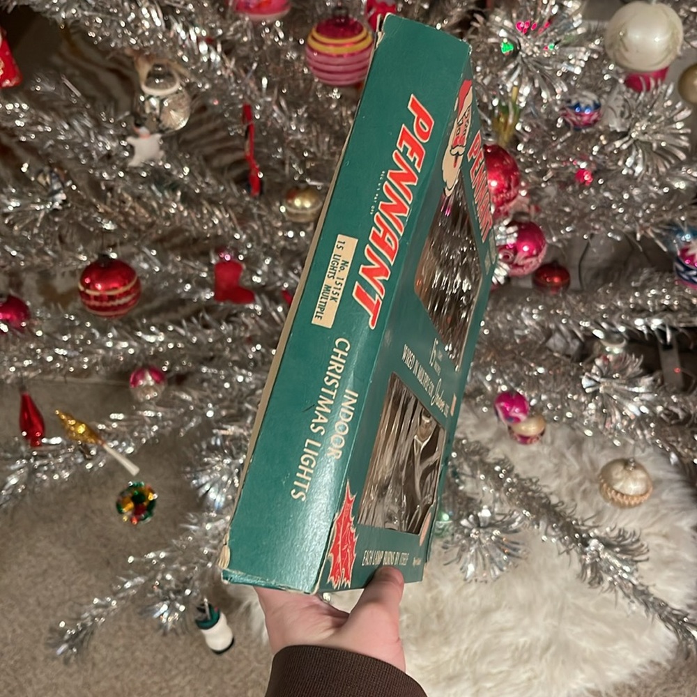 Vtg Pennant Indoor Christmas Tree Lights ~ Original Box ~ Works ~ - Picture 6 of 7